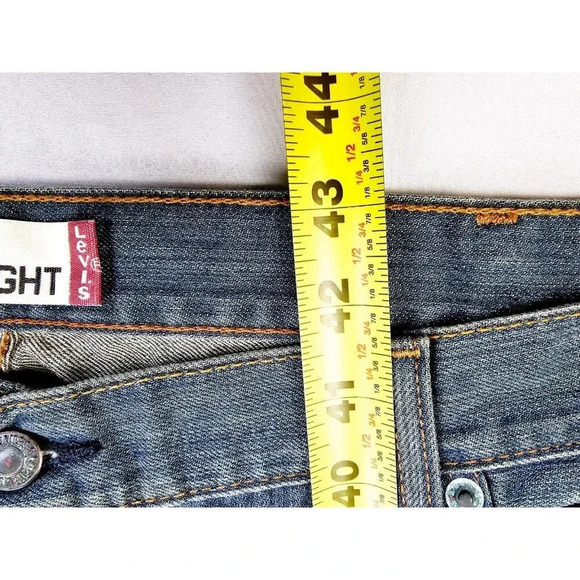 Levi's Size 44X30 Men's 559 Relaxed Straight Blue Denim Cotton Logo Jeans NWT - Picture 12 of 13